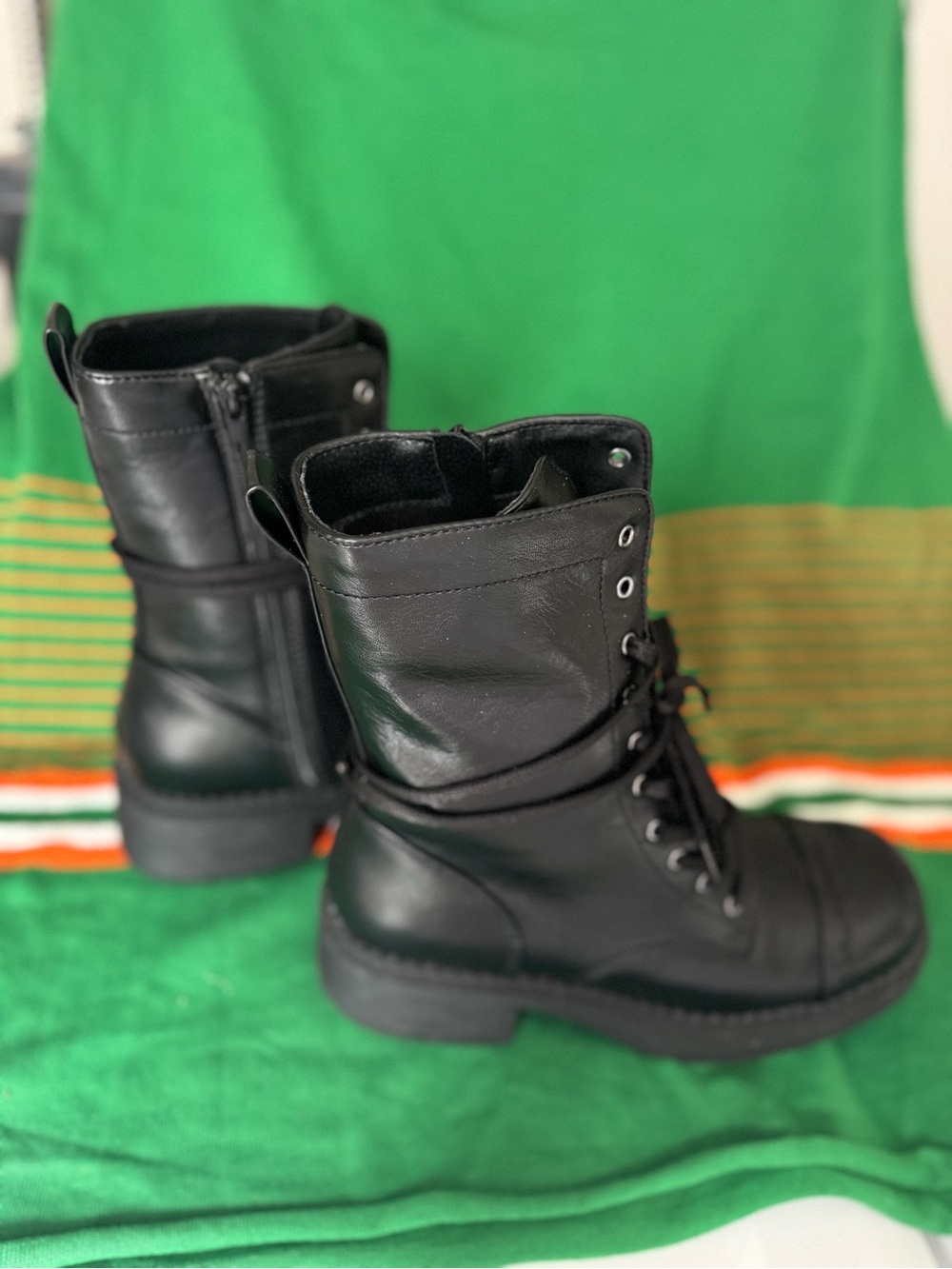Target Black Lace-Up Women’s Combat Boots